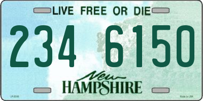 NH license plate 2346150