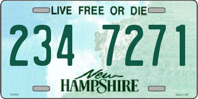 NH license plate 2347271