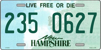 NH license plate 2350627