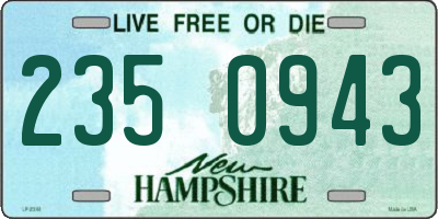 NH license plate 2350943