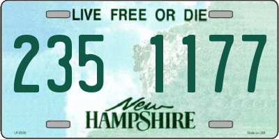 NH license plate 2351177