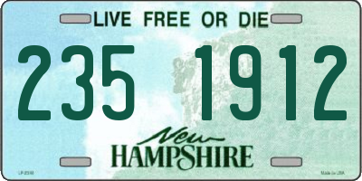 NH license plate 2351912