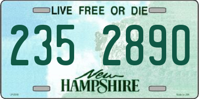 NH license plate 2352890
