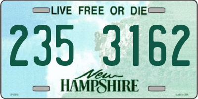 NH license plate 2353162