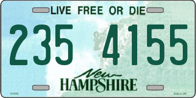 NH license plate 2354155