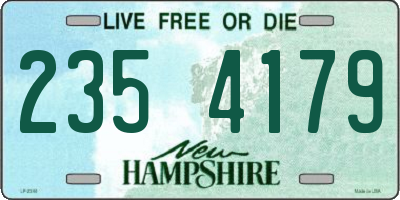 NH license plate 2354179
