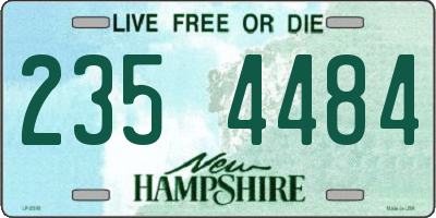NH license plate 2354484