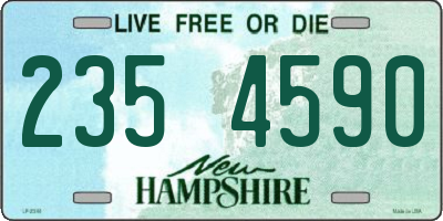 NH license plate 2354590