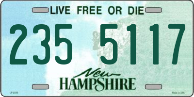 NH license plate 2355117