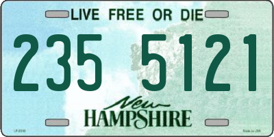 NH license plate 2355121