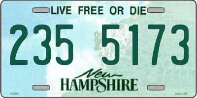 NH license plate 2355173