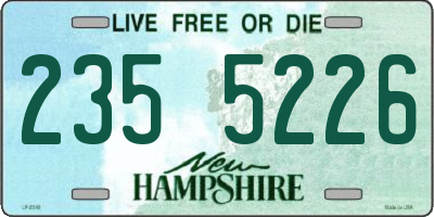 NH license plate 2355226
