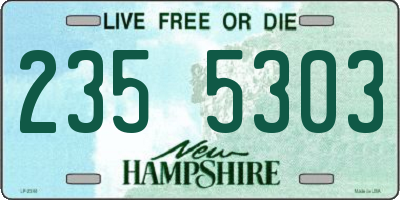 NH license plate 2355303