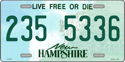 NH license plate 2355336