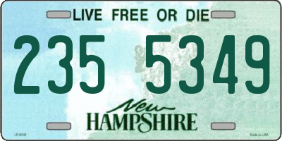 NH license plate 2355349