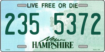NH license plate 2355372