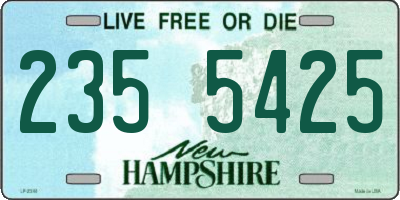 NH license plate 2355425