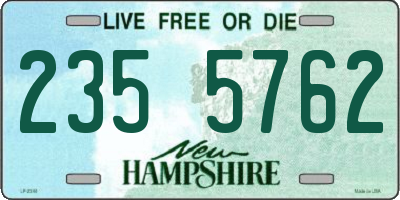NH license plate 2355762