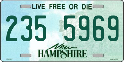 NH license plate 2355969