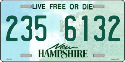NH license plate 2356132