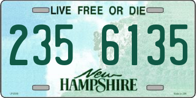 NH license plate 2356135