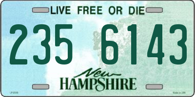 NH license plate 2356143