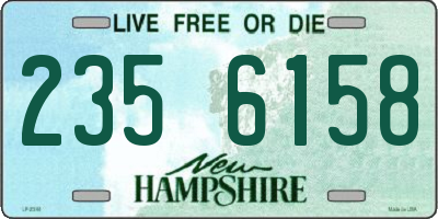 NH license plate 2356158