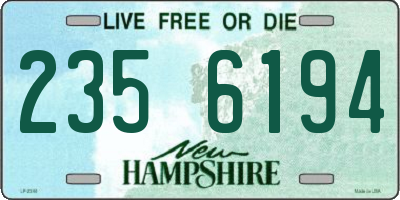 NH license plate 2356194