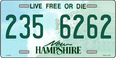 NH license plate 2356262