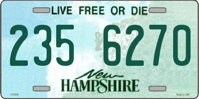 NH license plate 2356270