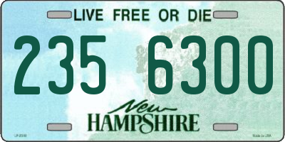 NH license plate 2356300