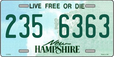 NH license plate 2356363