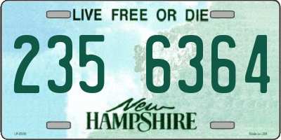 NH license plate 2356364