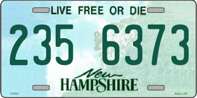 NH license plate 2356373