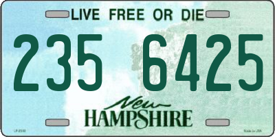 NH license plate 2356425