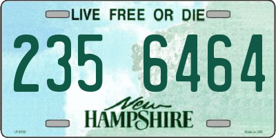 NH license plate 2356464