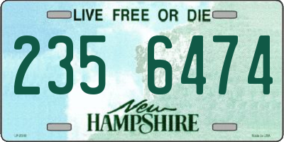 NH license plate 2356474