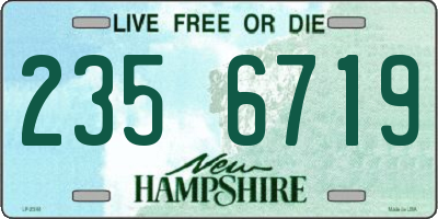 NH license plate 2356719