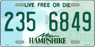 NH license plate 2356849
