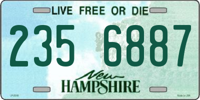 NH license plate 2356887