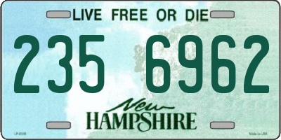 NH license plate 2356962