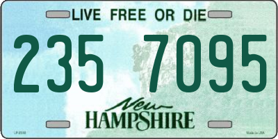 NH license plate 2357095