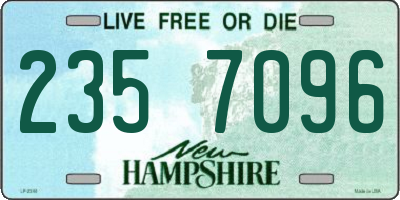 NH license plate 2357096