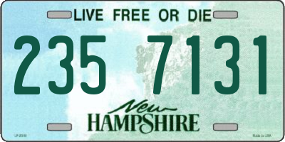NH license plate 2357131
