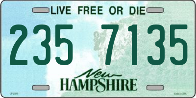NH license plate 2357135