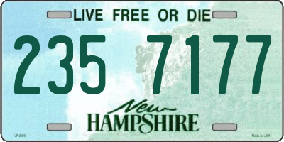 NH license plate 2357177