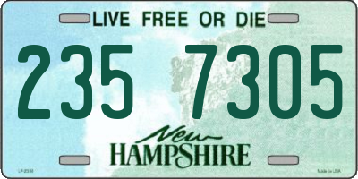 NH license plate 2357305