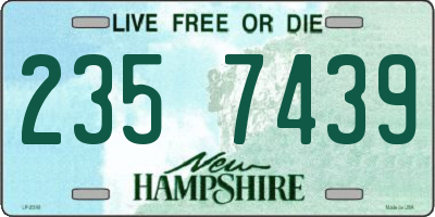 NH license plate 2357439