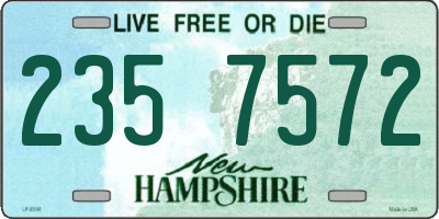 NH license plate 2357572