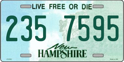 NH license plate 2357595